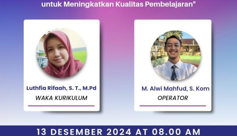 Workshop "Penguatan Kompetensi Profesional Pendidik" di SMK Al Hafidz Leuwiliang: Optimalisasi Analisis Butir Soal dan Pemanfaatan PMM untuk Meningkatkan Kualitas Pembelajaran